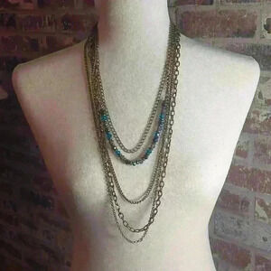 Irredescent Layered necklace